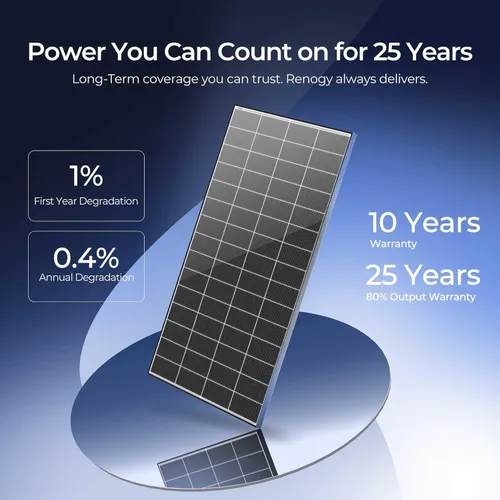 Miniatura 8 de Renogy - Paneles solares, 640 vatios, 18BB, tipo N, panel solar monocristalino de 12/24 voltios, 2 piezas de 320 vatios, configuración solar