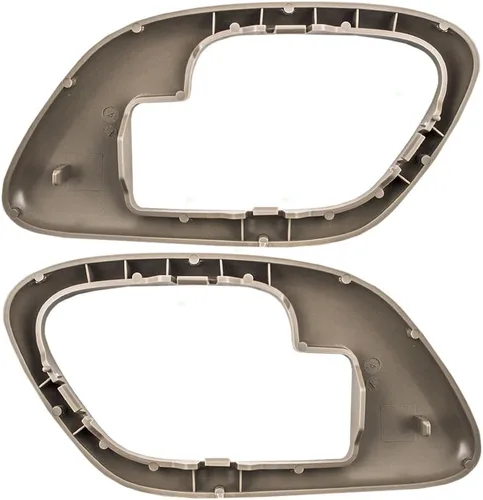 Miniatura 10 de Juego de pares de repuesto para manija de puerta interior bronceada, biseles compatibles con Pickup Escalade Tahoe Suburban Yukon