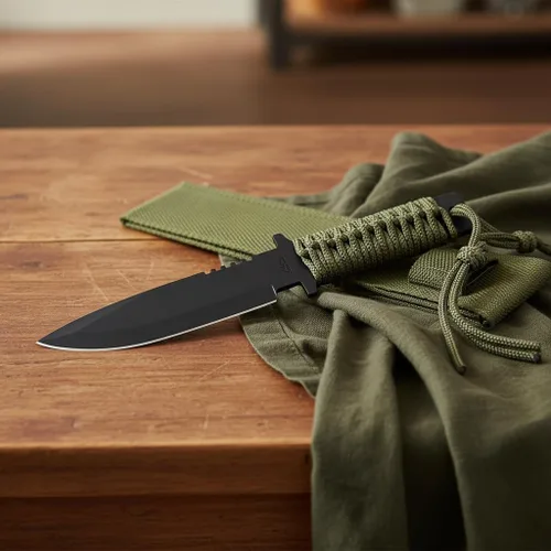 Miniatura 7 de SZCO Supplies Cuchillo de punta de lanza militar