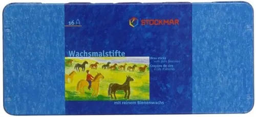Miniatura 9 de Stockmar Juego de 16 crayones de cera de abejas, no tóxicos, crayones gigantes, crayones de cera de abeja para niños pequeños, niños - Waldorf