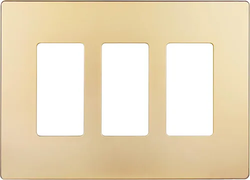 Miniatura 21 de ENERLITES Placas de pared decorativas sin tornillos, cubiertas de tomacorrientes seguras para niños, tamaño de 4 posiciones, 4.68" H x 8.30" L, Negro