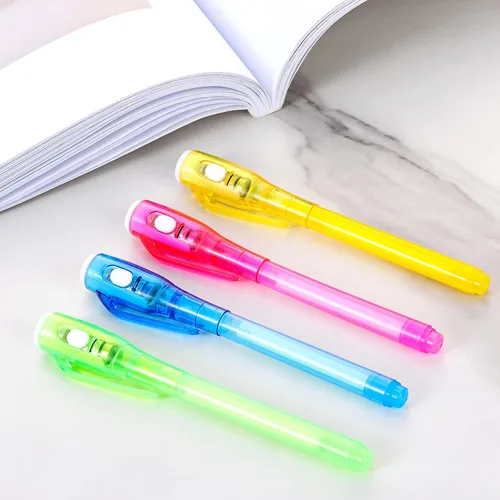 Miniatura 2 de 30 piezas de bolígrafos de tinta invisible con luz UV, bolígrafo espía, marcador mágico, recuerdos de fiesta para niños de 8 a 12 años, regalos