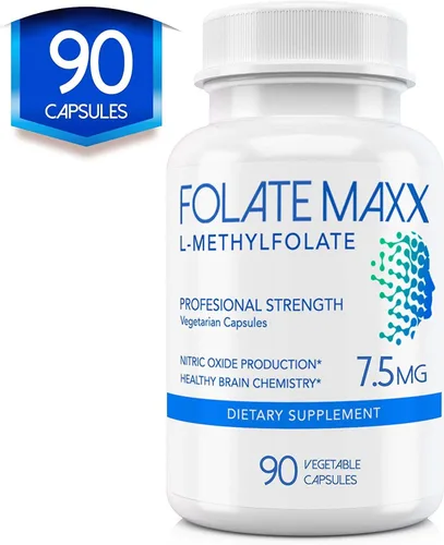 Miniatura 9 de L Metilfolato 7.5mg - Suplemento de metilfolato para mujeres y hombres - Vitamina metilada de alta potencia B9 5-MTHF para energía, estado de ánimo
