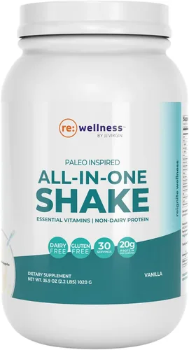 Miniatura 11 de Batido todo en uno inspirado en el paleo de chocolate – Reignite Wellness by JJ Virgin – Proteína en polvo de caldo de hueso – Batido de proteína