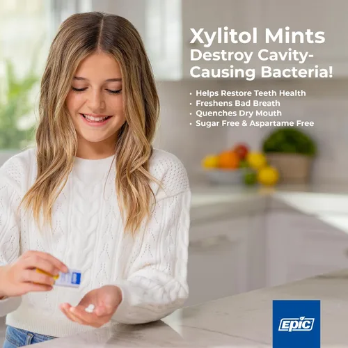 Miniatura 3 de Epic Mentas 100% xilitol, sin aspartamo, sin azúcar, mentas con sabor a canela, 180 piezas (paquete de 2)
