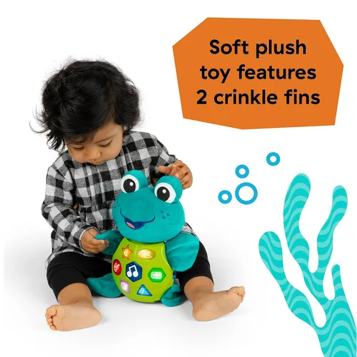 Miniatura 5 de Baby Einstein Ocean Explorers Neptune's Cuddly Plush Composer Musical Discovery Toy - Juguete de descubrimiento musical para niños de 6 meses