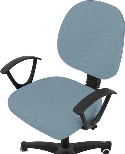 Miniatura 40 de Smiry - Fundas de asiento elásticas para silla de oficina con diseño jacquard, desmontables, lavables, antipolvo, protectores para cojines de silla