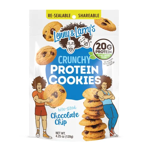 Miniatura 7 de Lenny & Larry's The Complete Cookie Snack Size - Pastel de cumpleaños, horneado suave, 0.31 onzas de proteína vegetal, vegano, sin OMG, galleta de 2