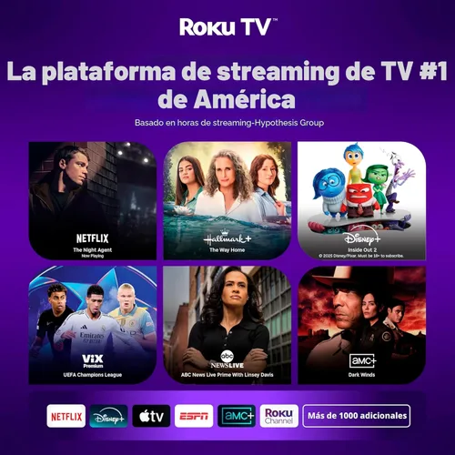 Miniatura 11 de Hisense Smart Roku TV de 40 pulgadas Serie A4 FHD 1080p con compatibilidad Alexa (40A4NR) - Dolby Audio, diseño de bisel delgado, Asistente de Google
