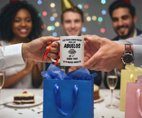 Miniatura 6 de Casitika Regalos para el Mejor Abuelo del Mundo. Taza de café Abuelito de 11 onzas. Tazas de abuelo en español. Taza de regalo del día del Padre
