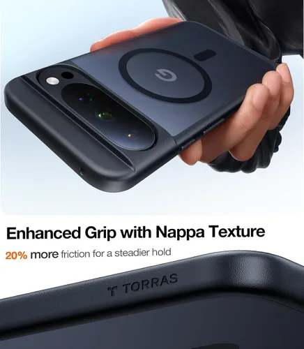 Miniatura 8 de TORRAS Funda magnética a prueba de golpes para Google Pixel 10 Pro XL, fuerte ajuste magnético para MagSafe, protección de grado militar de 12 pies