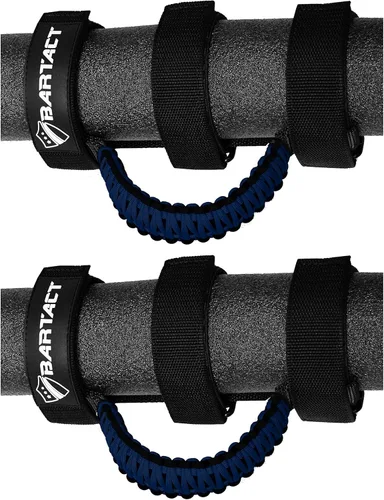 Miniatura 2 de Bartact Asas de agarre de barra antivuelco compatibles con Jeep Wrangler JL, JK, TJ, YJ y Jeep Gladiator 1955-2023 hebilla de metal mejorada, asas
