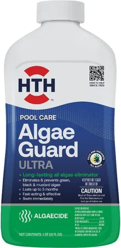 Miniatura 8 de HTH 67084 Pool Care Algae Guard Advanced, Eliminador de todas las algas para piscinas - Acción rápida, destruye y previene las algas verdes, negras