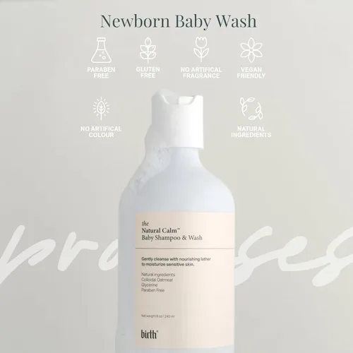 Miniatura 3 de Birth's Baby Shampoo & Wash Gel de baño para niños para pieles sensibles Gel de baño suave para niños y bebés, jabón limpio para bebés - 16 onzas