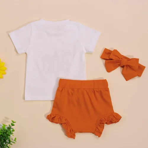Miniatura 18 de Conjunto de camiseta y pantalones cortos para bebé niña del 4 de julio, camiseta y pantalones cortos para el Día de los Caídos