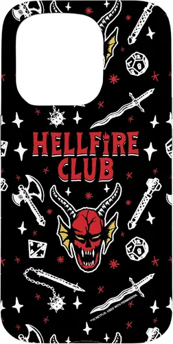 Miniatura 13 de Funda con patrón Hellfire Club de Stranger Things para iPhone 11 Pro Max