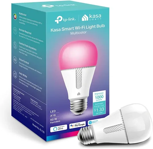 Miniatura 12 de Kasa Smart - Bombillas inteligentes de color completo, bombillas WiFi inteligentes regulables con cambio de color total compatibles con Alexa