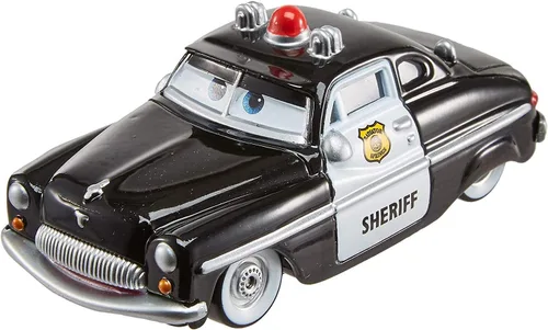 Miniatura 2 de Mattel Disney/Pixar Cars Sheriff Vehículo fundido a troquel (escala 1:55)