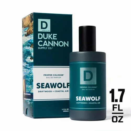 Miniatura 8 de Duke Cannon Proper Cologne Seawolf Eau de Parfum para hombre Driftwood and Coastal Air Aroma sutil y fresco de larga duración 1.7 onzas