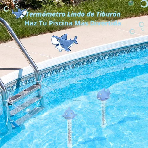 Miniatura 5 de Termómetro flotante para piscina, termómetro de temperatura del agua con cuerda, tamaño grande, fácil de leer y resistente a los golpes, accesorios