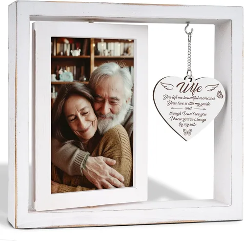 Miniatura 12 de Vetbuosa Regalos conmemorativos para la pérdida del abuelo, marco de fotos de condolencia, regalos de condolencia por pérdida del abuelo, regalo