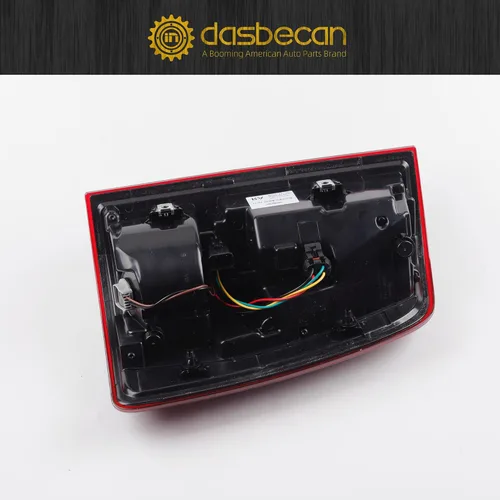 Miniatura 3 de Dasbecan Conjunto de luces traseras LED con bombillas compatibles con Dodge RAM 1500 2013-2018 RAM 2500 3500 2014-2018, lente roja, interior negro