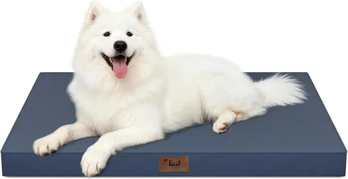 Miniatura 93 de Cama ortopédica de felpa para perros y cachorros medianos, camas impermeables para perros de 30 x 20 pulgadas con funda extraíble lavable, tapete
