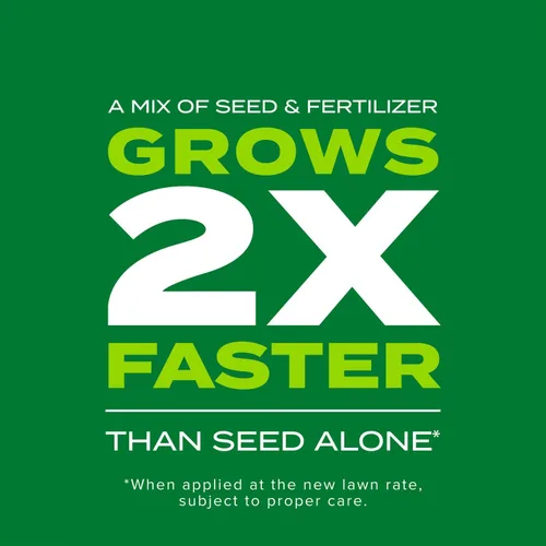 Miniatura 5 de Scotts Turf Builder Rapid Grass - Mezcla de festuca alta, combinación de semillas de césped y fertilizante, cultiva césped verde en solo semanas