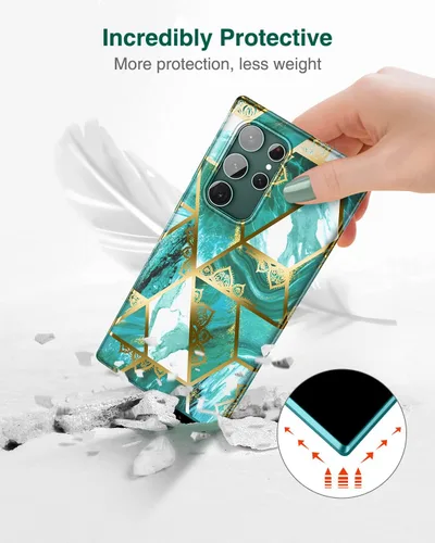 Miniatura 5 de SURITCH Funda para Samsung Galaxy S22 Ultra, Protector de Pantalla Integrado para Funda Samsung S22 Ultra 5G Protección de Cuerpo Completo