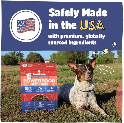 Miniatura 5 de Pawstruck Alimento para perros secado al aire con carne de res real, sin granos, fabricado en Estados Unidos, sin OMG y recomendado por