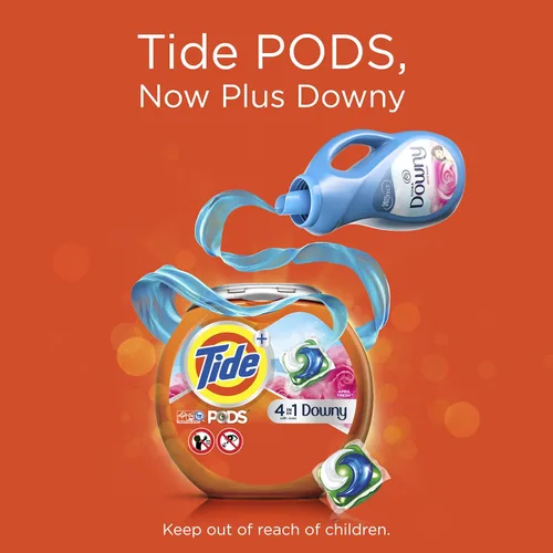 Miniatura 7 de Tide PODS con detergente líquido Downy, April Fresh, 12
