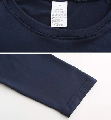 Miniatura 6 de Camisetas deportivas de manga larga de compresión para hombre (paquete de 3)