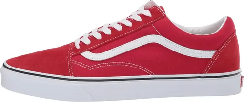 Miniatura 4 de Vans Tenis Old Skool para hombre, color rojo y blanco verdadero, talla 12, Rojo blanco (Racing RedTrue White)