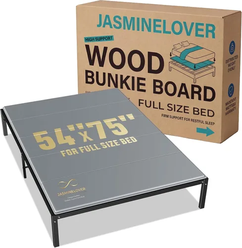 Miniatura 10 de Bunkie Board - Tablas de cama tamaño individual de 38 x 75 pulgadas para debajo del colchón, tablero de soporte de madera reforzada resistente