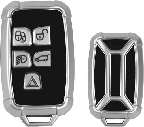 Miniatura 13 de x xotic tech Funda para llavero compatible con Range Rover Evoque Discovery LR4 Land Rover Sport o Jaguar XF XJ F-PACE F-Type 5 botones, protección