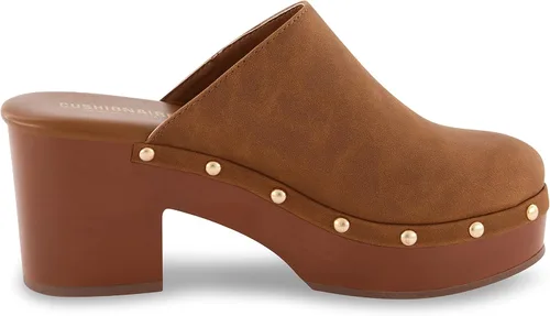 Miniatura 4 de CUSHIONAIRE Women's Gibbons Faux Wood Clog with Memory Foam Padding, Wide Widths Available
