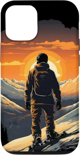 Miniatura 28 de Snowboarding Snowboard Snowboarder Mountain Sunset Case for iPhone 17