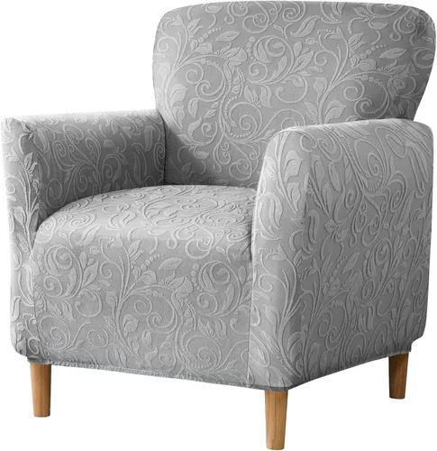 Miniatura 22 de MIFXIN Funda elástica para sillón de banquete, de terciopelo, 1 pieza, de elastano, elástico, protector de muebles, para sofá de 1 plaza con brazos