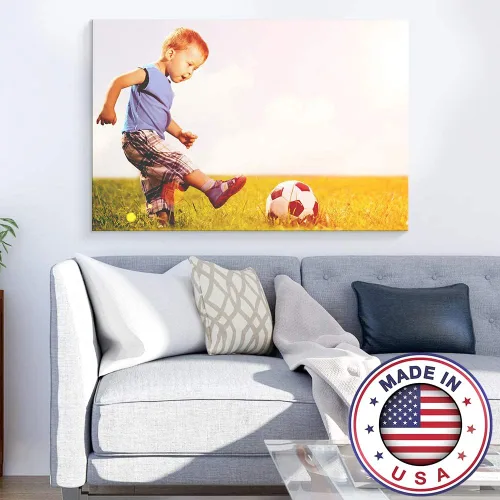 Miniatura 2 de NWT Impresiones de lienzo personalizadas con tus fotos para niños mayores, cuadros de lienzo personalizados para pared para imprimir enmarcadas