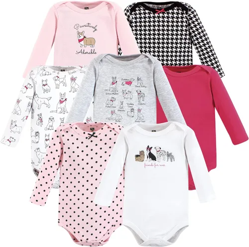 Miniatura 11 de Hudson Baby Baby Girl's Cotton Long-Sleeve Bodysuits 7-Pack