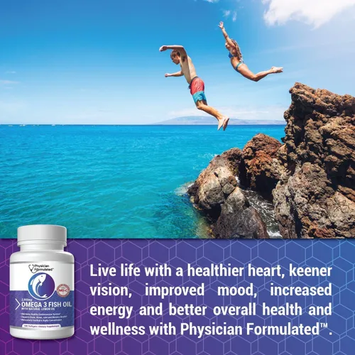 Miniatura 6 de Aceite de pescado Omega 3 3000 mg por porción - 915 mg Epa, 630 mg Dha, 2000 mg Omega total 3 6 9 XL - 180 cápsulas