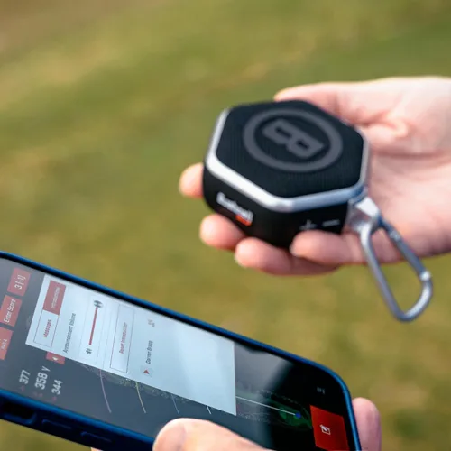 Miniatura 14 de Bushnell Golf Wingman Mini altavoz GPS – Altavoz de golf Bluetooth ultra portátil con distancias audibles, soporte magnético para carro