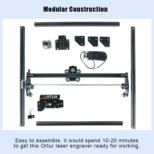 Miniatura 7 de ORTUR Laser Master 2 S2 4000mW Laser Engraver Laser Engraving Cutting Machine (LU1-3), Laser Class 4