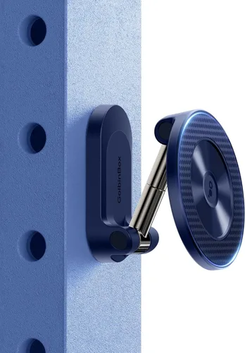 Miniatura 10 de GolbinBox Soporte magnético de teléfono de gimnasio para MagSafe, soporte de doble imán de metal para iPhone y Android, triple eje ajustable