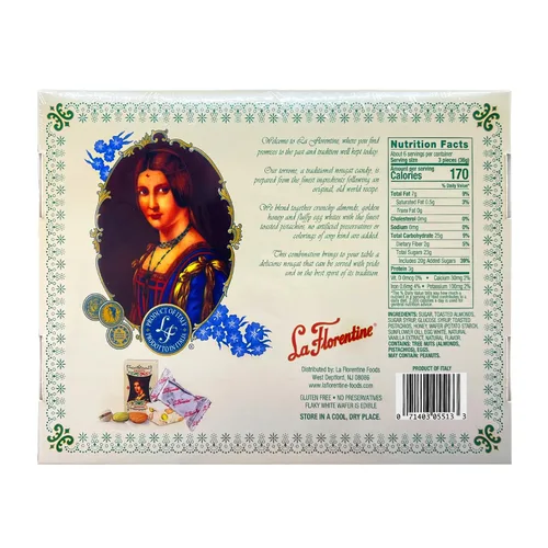 Miniatura 2 de La Florentine Torrone de pistacho, 7.62 onzas