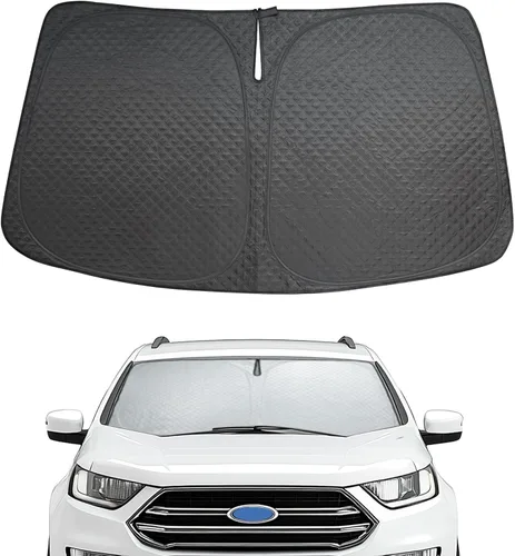 Miniatura 51 de Parasol para parabrisas para BMW X3 2018-2024, 5 capas de burbujas, plegable, grueso, accesorios de protección para visera frontal, bloquea el calor