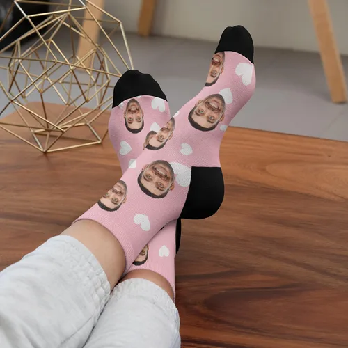 Miniatura 5 de Calcetines con fotos personalizados actualizados con caras - Imprime tu imagen, foto - Regalos divertidos personalizados para hombres y mujeres