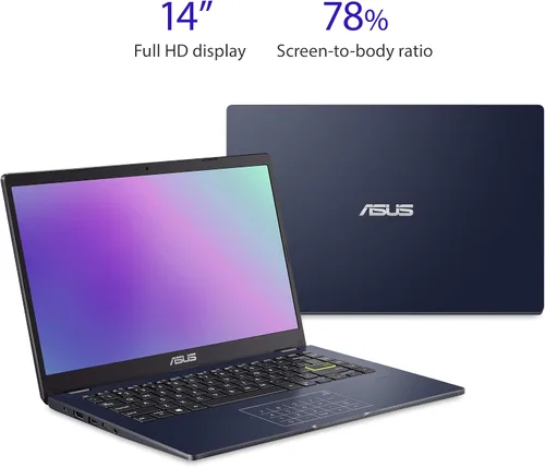 Miniatura 2 de ASUS Portátil L410 MA-DB04 ultrafino, pantalla FHD de 14 pulgadas, procesador Intel Celeron N4020, 4 GB de RAM, 128 GB de almacenamiento, NumberPad