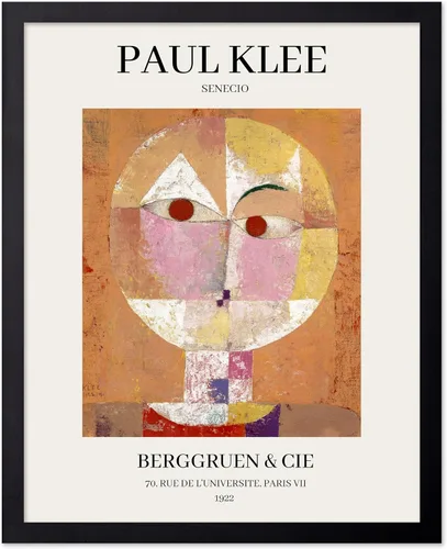 Miniatura 101 de Poster Master Póster vintage de Paul Klee – Impresión retro de cómicos – Arte de dibujo – Arte abstracto – Regalo para hombres y mujeres – Estilo-09