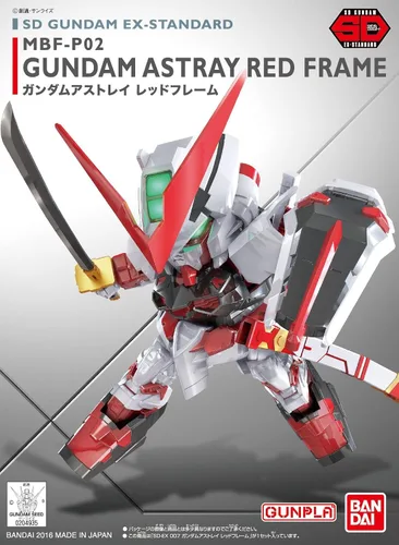 Miniatura 9 de Bandai Hobby SD EX-Standard 007 Astray Red Frame "Gundam Seed Astray" Kit de construcción
